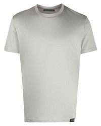 graues T-Shirt mit einem Rundhalsausschnitt von Low Brand
