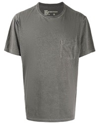 graues T-Shirt mit einem Rundhalsausschnitt von Maharishi
