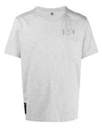 graues T-Shirt mit einem Rundhalsausschnitt von McQ