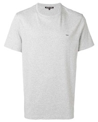 graues T-Shirt mit einem Rundhalsausschnitt von Michael Kors