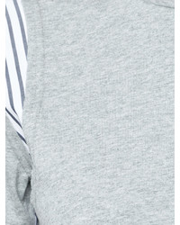 graues T-Shirt mit einem Rundhalsausschnitt von Derek Lam 10 Crosby