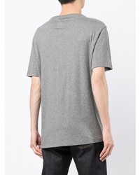 graues T-Shirt mit einem Rundhalsausschnitt von Armani Exchange