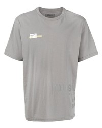 graues T-Shirt mit einem Rundhalsausschnitt von Musium Div.