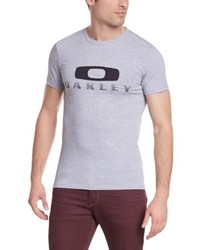 graues T-Shirt mit einem Rundhalsausschnitt von Oakley