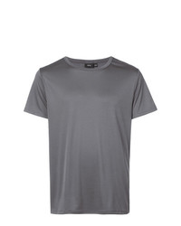 graues T-Shirt mit einem Rundhalsausschnitt von Onia