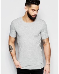 graues T-Shirt mit einem Rundhalsausschnitt von ONLY & SONS