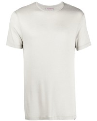 graues T-Shirt mit einem Rundhalsausschnitt von Orlebar Brown