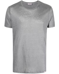 graues T-Shirt mit einem Rundhalsausschnitt von Orlebar Brown