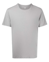 graues T-Shirt mit einem Rundhalsausschnitt von Paige