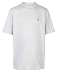 graues T-Shirt mit einem Rundhalsausschnitt von Palace