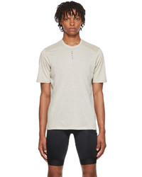 graues T-Shirt mit einem Rundhalsausschnitt von PEdALED