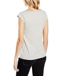 graues T-Shirt mit einem Rundhalsausschnitt von Pepe Jeans