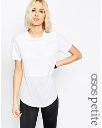 graues T-Shirt mit einem Rundhalsausschnitt von Asos