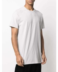 graues T-Shirt mit einem Rundhalsausschnitt von Rick Owens