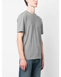 graues T-Shirt mit einem Rundhalsausschnitt von Maison Margiela