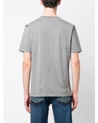 graues T-Shirt mit einem Rundhalsausschnitt von Maison Margiela