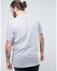 graues T-Shirt mit einem Rundhalsausschnitt von Asos