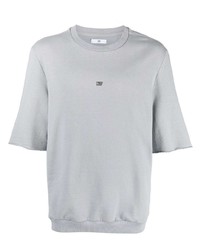 graues T-Shirt mit einem Rundhalsausschnitt von PMD