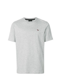 graues T-Shirt mit einem Rundhalsausschnitt von Ps By Paul Smith