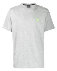 graues T-Shirt mit einem Rundhalsausschnitt von PS Paul Smith