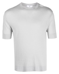 graues T-Shirt mit einem Rundhalsausschnitt von PT TORINO