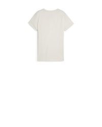 graues T-Shirt mit einem Rundhalsausschnitt von Puma