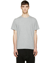 graues T-Shirt mit einem Rundhalsausschnitt von rag & bone