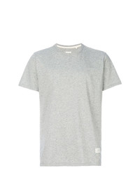 graues T-Shirt mit einem Rundhalsausschnitt von rag & bone