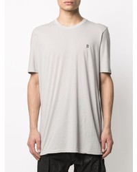 graues T-Shirt mit einem Rundhalsausschnitt von 11 By Boris Bidjan Saberi