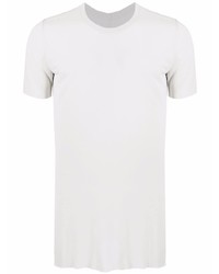 graues T-Shirt mit einem Rundhalsausschnitt von Rick Owens