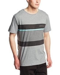 graues T-Shirt mit einem Rundhalsausschnitt von Rip Curl