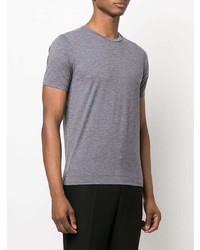 graues T-Shirt mit einem Rundhalsausschnitt von Zegna