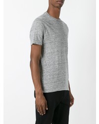 graues T-Shirt mit einem Rundhalsausschnitt von rag & bone