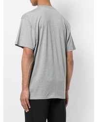 graues T-Shirt mit einem Rundhalsausschnitt von Represent