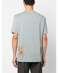 graues T-Shirt mit einem Rundhalsausschnitt von Ten C