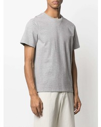 graues T-Shirt mit einem Rundhalsausschnitt von Thom Browne