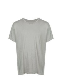graues T-Shirt mit einem Rundhalsausschnitt von SAVE KHAKI UNITED