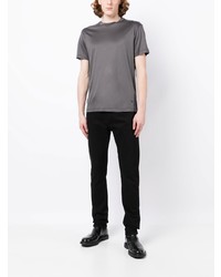 graues T-Shirt mit einem Rundhalsausschnitt von Emporio Armani