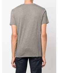 graues T-Shirt mit einem Rundhalsausschnitt von Tom Ford