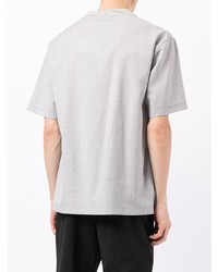 graues T-Shirt mit einem Rundhalsausschnitt von Emporio Armani