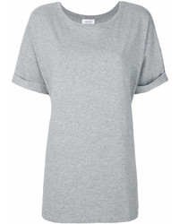 graues T-Shirt mit einem Rundhalsausschnitt von Snobby Sheep