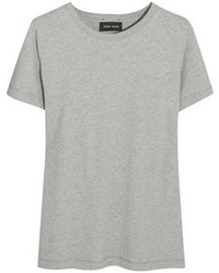graues T-Shirt mit einem Rundhalsausschnitt von Sophie Hulme