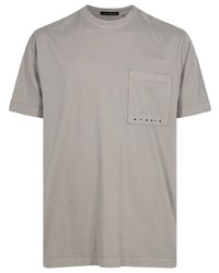 graues T-Shirt mit einem Rundhalsausschnitt von Stampd