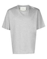 graues T-Shirt mit einem Rundhalsausschnitt von Studio Nicholson