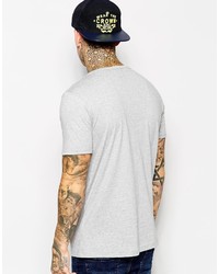 graues T-Shirt mit einem Rundhalsausschnitt von Asos