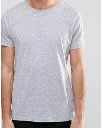 graues T-Shirt mit einem Rundhalsausschnitt von Asos