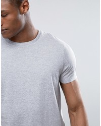 graues T-Shirt mit einem Rundhalsausschnitt von Asos