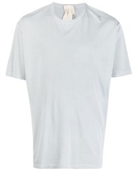 graues T-Shirt mit einem Rundhalsausschnitt von Ten C