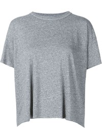graues T-Shirt mit einem Rundhalsausschnitt von The Great