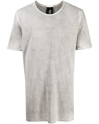 graues T-Shirt mit einem Rundhalsausschnitt von Thom Krom